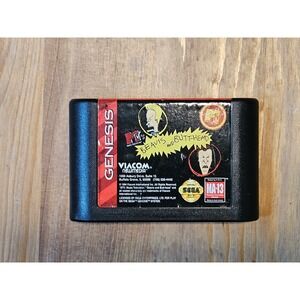 MTV Beavis and Butt-Head Sega Genesis Game Cartridge 1994 Viacom Retro 16-Bit
